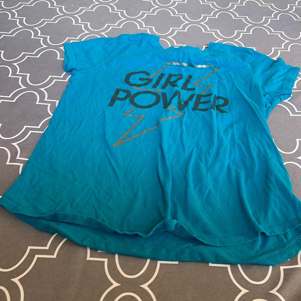 Blue old navy shirt